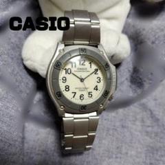 CASIO アナログ腕時計 シルバー 防水　※電池交換必要のサムネイル