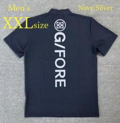 G/FOREジーフォア(S.XL.2XL)メンズTシャツブラック G/FORE ジーフォア XXLサイズ モックネックT-シャツ ネイビー