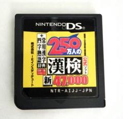 250万人漢検 新とことん漢字脳47000＋常用漢字辞典 Nintendo DS