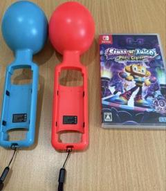 中古美品　Switchソフト　サンバdeアミーゴ　マラカスコントローラーセット