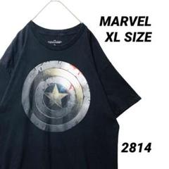 MARVEL マーベル キャプテン・アメリカ ビッグロゴ Tシャツ XLサイズ