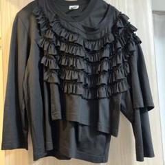 noir kei ninomiya ブラック フリル Tシャツ M - メルカリ