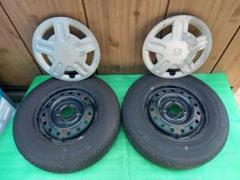 ②ホンダ 12インチ スチールホイール タイヤ付 2本 145/80R12