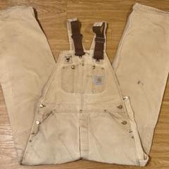 Carhartt カーハート オーバーオール ベージュ Carharttのサロペット/オーバーオール（ベージュ系）を使った