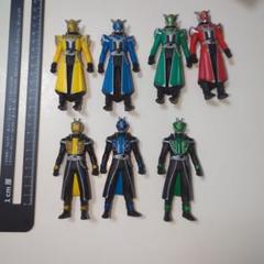 値下げ済)中古 ミニソフビ 仮面ライダーウィザード 11センチ 7体
