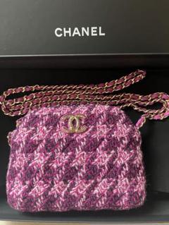 CHANEL シャネル ツイード ミニショルダーバッグ 2024イヤーズ