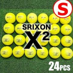 【S93】SRIXON X2 黄 ロストボール 24球