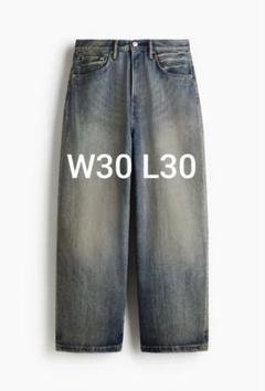 H＆M スーパーバギーデニム W28/L30 2025年最新】H&M バギーデニムの人気アイテム - メルカリ