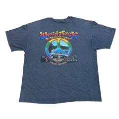 ニューヨーク ウッドストック ハーレーダビッドソン Tシャツ 両面 ポケT