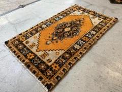 【vintage rug】ブルガリ産｜160×91cm｜メダリオン ラグ