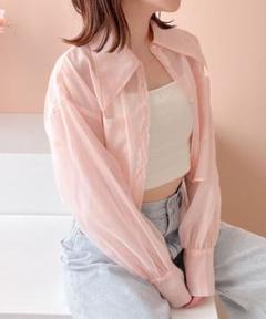 【美品】Heather ヘザー AZATOシアーショートシャツ