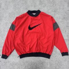 NIKE 90s プルオーバー ナイロン ビックロゴ XLレッド NIKE 90s プルオーバー ナイロン ビックロゴ XLレッド - メルカリ