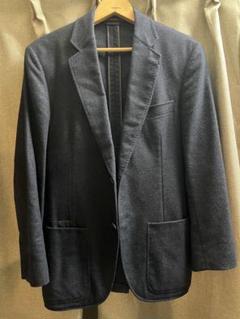 Hermes カシミア 100%ジャケット 襟裏レザー