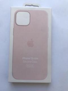 iPhone 13 mini シリコーンケース　チョークピンク