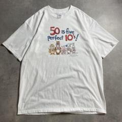 90s USA製 アニマル イラスト ジョーク系 vintage T-shirt