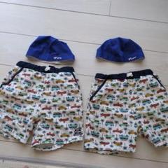 petit main キッズ 水着 ・帽子まとめ売り(メーカー不明)