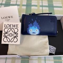 LOEWE 二つ折り財布 ジブリコラボ　カルシファー　ブラック LOEWE 二つ折り財布 ジブリコラボ カルシファー ブラック - メルカリ