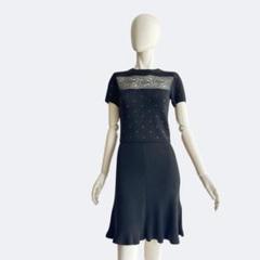 *Red Valentino* レースニットワンピース RED VALENTINO 「RED VALENTINO」 レースニットワンピース X