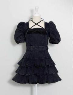 pium ティアードフリルミニワンピース ホワイト ピウム pium ティアードフリルミニワンピース ホワイト ピウム
