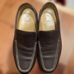 最終値下げ！　バーバリー　BURBERRY ブラウン ローファー レザー　本革