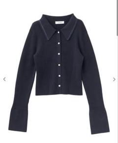 新品＊Aimeine シアーラインニットセット(ネイビー)Sサイズのサムネイル