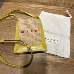 【まとめ買い】 MARNI イエロー メルカリ - 保存袋付き スマホホルダーバッグ バッグ