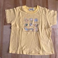 ファミリア　familiar イラスト付き黄色Tシャツ　110センチ