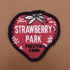 ビンテージ　ワッペン　いちご　刺繍　STRAWBERRY PARK 80's