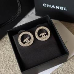 送料込◆ブラック&レッド♪【CHANEL】24SS CC フープピアス CHANEL CCロゴ フープピアス - メルカリ