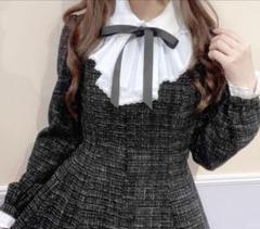 試着のみシークレットハニー♡美品ツイードセットアップ♡早い者勝ち Secret Honey（シークレットハニー）の「ファー襟付きツイード