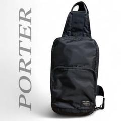 PORTER ポーター FLASH スリング ショルダーバック 黒 新品同様