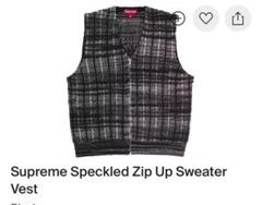 2025年最新】supreme zip up sweat vestの人気アイテム - メルカリ