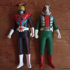 仮面ライダーストロンガービックサイズソフビフィギア2体 画面ライダーストロンガービックサイズソフビフィギア2体 （楽天