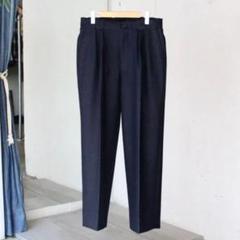 パンツ ULTERIOR SUPER FINE LIGHT MELTONTROUSERS ULTERIOR / SUPER FINE LIGHT MELTON TUCKED TROUSERS | LIVING