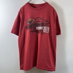 T-221 NHL ミネソタ ワイルド Tシャツ レッド Lサイズ