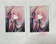 nqrse なるせ チェキ 箔押し サイン入り アイドル 良品 2枚セット nqrse なるせ チェキ 箔押し サイン入り アイドル 良品 2枚