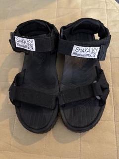SHAKA ブラック スポーツサンダル