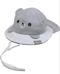 aboo アブー　くま日よけたれ付きハット　帽子