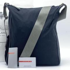 極美品 プラダスポーツ ナイロン ショルダーバッグ メッセンジャー 4VA111