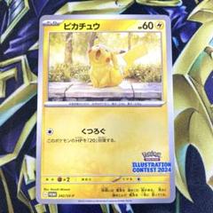 ポケモンカード　ピカチュウ イラストレーションコンテスト　2024 プロモ