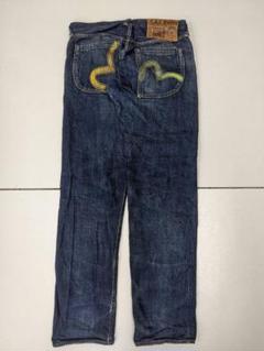 EVISU 2007 新恵比寿神頭 赤耳銀耳 股リベット隠しリベット セルビッチ EVISU 2007 新恵比寿神頭 赤耳銀耳 股リベット隠しリベット