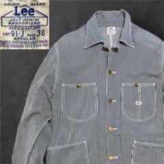 Lee 復刻 91-J ヒッコリー カバーオール ユニオンチケット リー