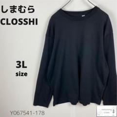 美品 しまむらCLOSSHI Tシャツ カットソー ロンT コットン 3L