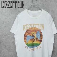 レッドツェッペリン 1975 US TOUR Tシャツ ホワイト L 古着