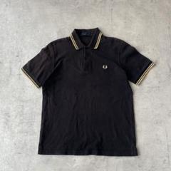 FRED PERRY フレッドペリー ポロシャツ 半袖 黒金 イングランド製