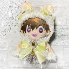 ぬい服 着ぐるみ にじぱぺっと おすわり くま オレンジ - メルカリ