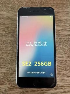 【ジャンク】iPhoneSE 第二世代 256GB ホワイト　本体のみ 画面に傷 ジャンク】iPhoneSE 第二世代 256GB ホワイト 本体のみ 画面に傷