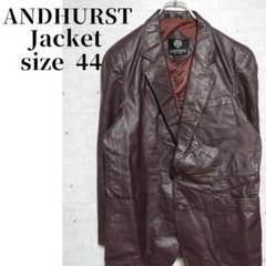 80s ANDHURST ビンテージ レザージャケット ブラウン サイズ44