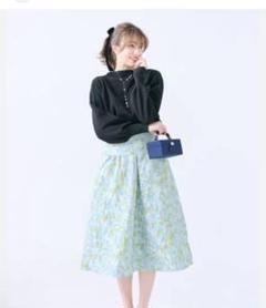 チェスティ Chesty ニット セーター 長袖 フリル ブルー系 青系 青緑 F レディース チェスティ Chesty ニット セーター 長袖 フリル ブルー系 青系