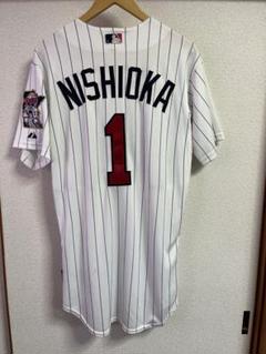 西岡剛 ツインズ MLB ユニフォーム オーセンティック サイズ40 西岡剛ツインズMLB ユニフォームオーセンティックサイズ40(2025